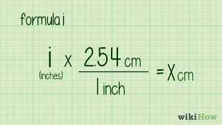 How to Convert Inches to Centimeters [upl. by Nayrb569]