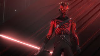 Epic Showdown ObiWan Kenobi vs Darth Maul  The Final Battle in Rebels [upl. by Anaimad]