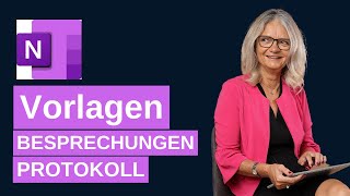 Effizientes Zeitmanagement mit der Onenote Besprechungsprotokoll Vorlage [upl. by Maire527]