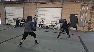 Scioto Open 2024  Addison Foley vs Logan Caldwell Div B Longsword [upl. by Hajar571]