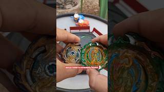 Batalha de Beyblade Burst mirage fafnir vs prominence phoenix [upl. by Akinak]