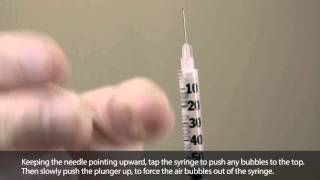 How to draw up and give yourself a subcutaneous injection [upl. by Quiteris269]