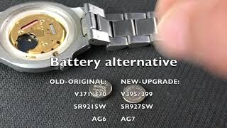 Swiss Army Watch WENGER W9951  Battery replacement with UPGRADE Is it possible [upl. by Beatrisa57]