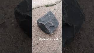 Omg 😱 is rock Minecraft irl minecraft [upl. by Hedveh212]