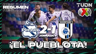 HIGHGLIGHTS  Puebla 21 Querétaro  Liga Mx AP2024  J7  TUDN [upl. by Corie]