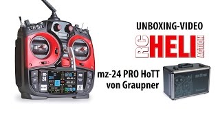 RCHeliAction Unboxing Sender mz24 PRO von Graupner [upl. by Luce]