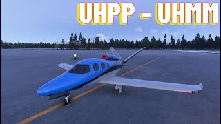 Vision Jet World Tour  YELIZOVO to MAGADAN  MSFS 2024 amp Beyond ATC [upl. by Pas]