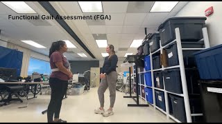 Functional Gait Assessment FGA [upl. by Nnarefinnej]