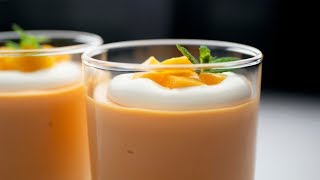 Only 3 Ingredient Mango Mousse Recipe In 15 Minutes [upl. by Ellehsem728]