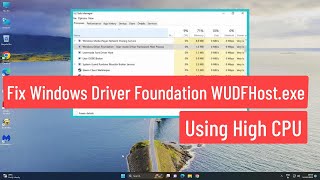 Fix Windows Driver Foundation WUDFHostexe Using High CPU [upl. by Htaeh]