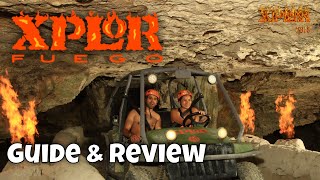 Xplor Fuego Night Adventure Park near Cancun Guide amp Review [upl. by Adnalay]