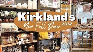 NEW KIRKLANDS FALL HOME DECOR 2022  FALL DECORATING INSPIRATION  SHOP WITH ME [upl. by Elinore]