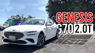 2022 Genesis G70 20T  BMW Inspired Driving Dynamics  POV Binaural Review [upl. by Fellner613]