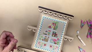 How to assemble our Tiered Tray Cross Stitch Display [upl. by Keverian121]