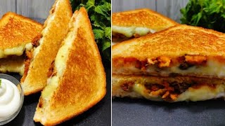 Kabab Sandwich ❗New Recipe ❗5 Minutes Quick Sandwich Recipe By Cook with Nikhat❗ [upl. by Neitsirk351]