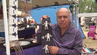 Native American creates rare wampum bead pieces [upl. by Strickland]