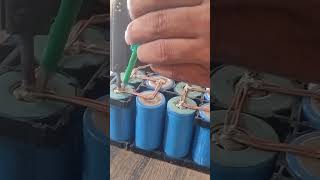 Lithium battery series connection automobile batterytechnology lithiumionbattery machine funny [upl. by Leiuqeze322]