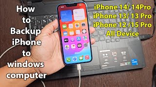 How to backup iphone to pc computer [upl. by Imerej]