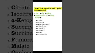 Remember the Krebs Cycle FOREVER with this Easy Trick krebscyclemnemonic biology usmle [upl. by Namsu894]