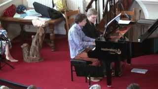 Mathijs van der Vlies en Ruben Meijerink piano spelen Spaanse Dans van G Hengeveld [upl. by Terrell]