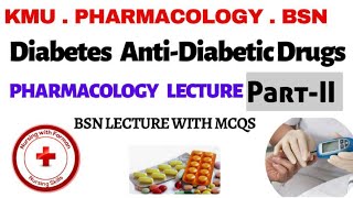 Antidiabetic Drugs Pharmacology In UrduHindi  Pharmacology Lectures PartII  KMU BSN Farman Khan [upl. by Kirad]