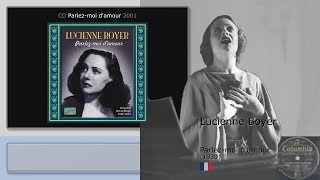 Lucienne Boyer  Parlezmoi damour 1930 subtitled [upl. by Devonne4]