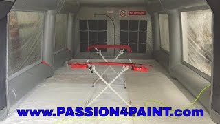 Carcoon Workstation  inflatable Spraybooth Review  Walkthrough and Demo [upl. by Jacques]