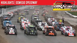 Super DIRTcar Series Big Blocks  Super Dirt Week  Oswego Speedway  October 9 2023  HIGHLIGHTS [upl. by Sundstrom]