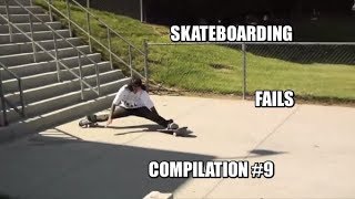 HALL OF MEAT on INSTAGRAM  9 SKATEBOARDING FAILS COMPILATION [upl. by Irap]