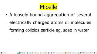 Association of colloidsCHEM201Colloidal ChemistryBSc II [upl. by Annekahs292]