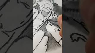 Gojo Saturo drawing anime mahitoedit edit animeedit jujutsukaisen trending shorts viral [upl. by Iccir]