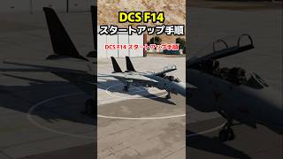 DCS F14スタートアップ手順 戦闘機 dcsworld topgun トップガン [upl. by Nwahsor]