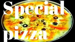 Special PizzaSpecial Pizza made in urdupizazz recipe pizazz recipe without oven pizza [upl. by Carolyne]