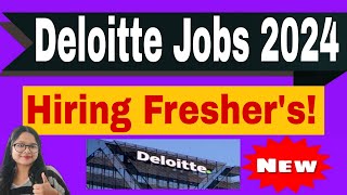 Deloitte Internship 2024  Hiring for Freshers as Consulting Intern [upl. by Blandina]