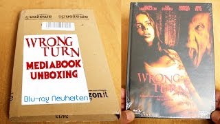 Wrong Turn Mediabook Unboxing Bluray Neuheit [upl. by Hadleigh]