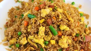 BETTER THAN TAKEOUT AND EASY  Egg Fried Rice Recipe [upl. by Dodwell]