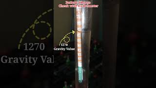 How to check battery electrolyte level shorts shortsvideo electrolytes acid battery [upl. by Kathie]