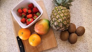 HOW TO MAKE FRUIT SMOOTHIE  Nigerian Food Recipes [upl. by Nitsug]