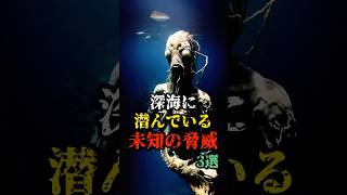 深海に潜んでいる未知の脅威3選 都市伝説 怖い話 ミステリー shorts [upl. by Agarhs]