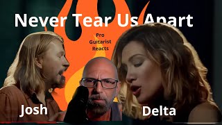 DELTA GOODREM amp JOSH TESKEY Never Tear Us Apart Pro Guitarist Reacts [upl. by Jehiah]