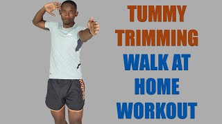 20 Minute Tummy Trimming Walk at Home Workout 🔥210 Calories🔥 [upl. by Sophey]