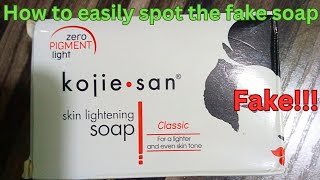 How to easily identify fake KOJIE SAN soap kojie san soap review 2023 [upl. by Sivie501]