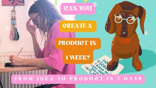 From idea to product in 7 days  a cozy vlog with dachshunds and a small shop [upl. by Aikemet]