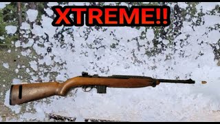 30 M1 Carbine  Underwood Ammo EXTREME CAVITATOR test [upl. by Fitalludba192]