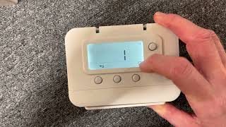 How to wirelessly pair a Pro Series Programmable Thermostat to a Honeywell BDR91 Wireless Relay Box [upl. by Leirej707]