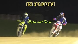 vr46 flattrack motoranch night race with Casey Stoner [upl. by Armbruster]