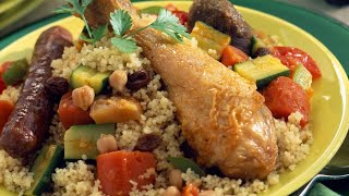 Recette  Couscous royal aux raisins secs [upl. by Singh850]