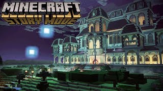 Minecraft Story Mode S1 Ep6 part 1  White Pumpkin Mansion  Stampy Cat DanTDM CaptainSparklez etc [upl. by Cornall]