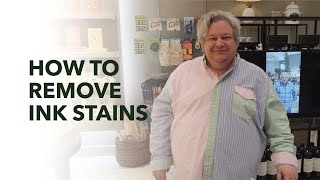 How To Remove Ink Stains  Learn From The Laundry Expert Patric Richardson [upl. by Ot925]