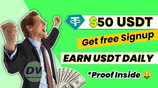 New Usdt Earning Site  Usd Site 2024 Withlout Investment  Usdt Earning Website [upl. by Meggy]